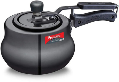 Prestige Nakshatra Plus Hard Anodised Svachh Pressure Handi 2 L Inner Lid Induction Bottom Pressure Cooker(Aluminium)
