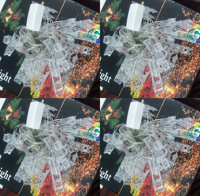 hanumanledlight 16 LEDs 3.68 m White Steady Clip Rice Lights(Pack of 4)