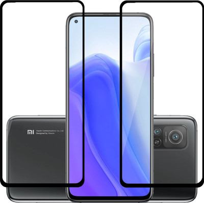 MobileBukket Edge To Edge Tempered Glass for Mi 10T(Pack of 2)
