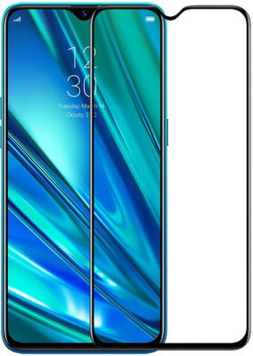 TrueObjects Edge To Edge Tempered Glass for Realme 5 Pro(Pack of 1)