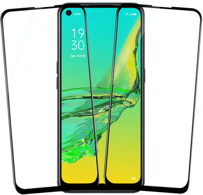 VAlight Edge To Edge Tempered Glass for OPPO A33(Pack of 2)