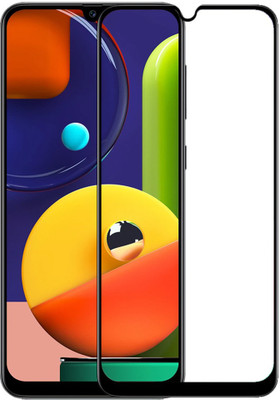 TrueObjects Edge To Edge Tempered Glass for Samsung A70S(Pack of 1)