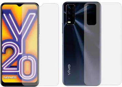 PR SMART Front and Back Tempered Glass for Vivo Y20(Pack of 2)