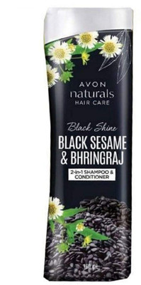 AVON Black Shine Bhringraj 2-in-1 Shampoo & Conditioner(180 ml)