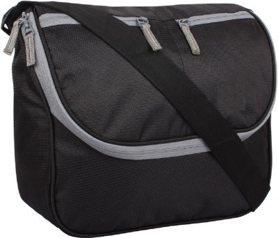 AdventIQ Black, Grey Sling Bag Smart Trendy Multipurpose Cross Body Sling Messenger Bag(BNP 0106-Black/Grey Clr)