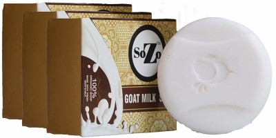 Sozo BSL GOAT MILK SOAP - Pack Of 3(each 100 gm)(3 x 100 g)