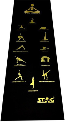 STAG Yoga Mantra ASANA Black 4 mm Yoga Mat
