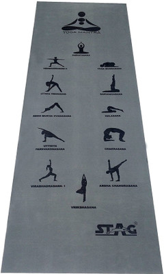STAG Yoga Mantra ASANA Grey 4 mm Yoga Mat