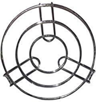 Super HK Round Grill Tray Steamer Rack Pizza/Cake Steel Stand Cookware Tool Stainless Steel Trivet(Pack of 1)