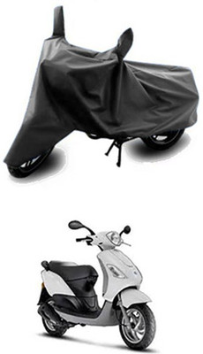 Utkarsh Two Wheeler Cover for Piaggio(Grey)