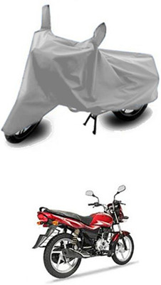 Utkarsh Two Wheeler Cover for Bajaj(Platina, Silver)