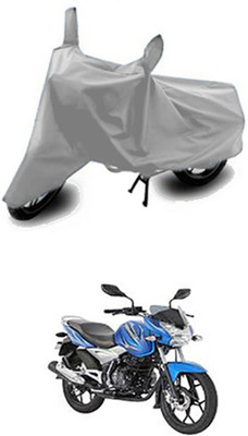 Utkarsh Two Wheeler Cover for Bajaj(Discover 150 s, Silver)