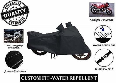 autokaar Waterproof Two Wheeler Cover for Royal Enfield, Triumph(Bullet 350 Twinspark, Black, Blue, Grey)