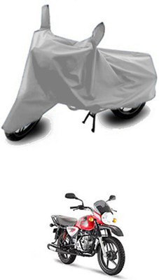 Utkarsh Two Wheeler Cover for Bajaj(Silver)