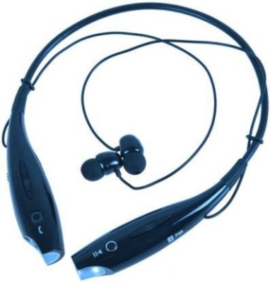 SSN Global HiFi HBS-730 3D Ultra Bass Powerful Sound Neckband Bluetooth Earphones S260 Bluetooth Headset(Black, In the Ear)