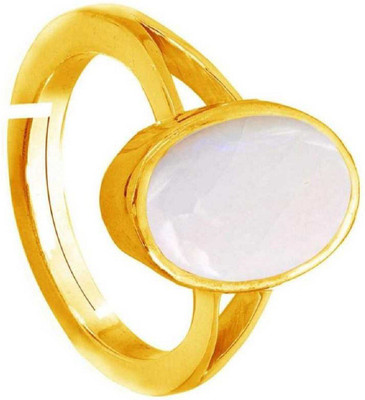 KUNDLI GEMS Stone Opal Gold Plated Ring