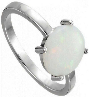 RATAN BAZAAR Stone Opal Silver Plated Ring