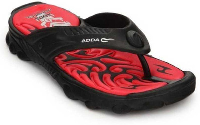 Adda Men Flip Flops(Black , 7)