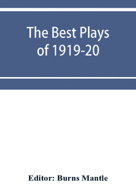The Best Plays of 1919-20(English, Paperback, unknown)