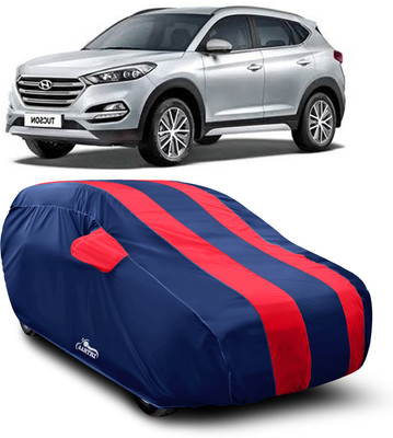 XAFO Car Cover For Hyundai Tucson (With Mirror Pockets)(Red)