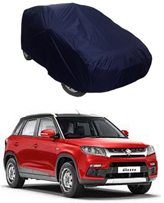 Utkarsh Car Cover For Maruti Suzuki Vitara Brezza (Without Mirror Pockets)(Blue)