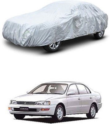 unik auto Car Cover For Toyota Universal For Car (Without Mirror Pockets)(Silver)