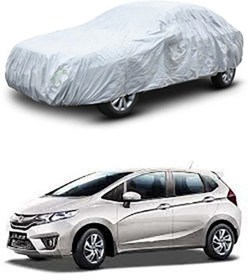unik auto Car Cover For Honda Jazz (Without Mirror Pockets)(Silver)