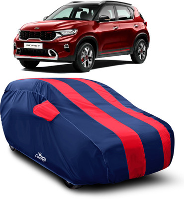 XAFO Car Cover For Kia Sonet (With Mirror Pockets)(Red)