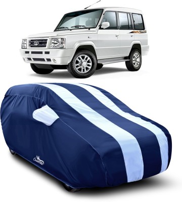 DROHAR Car Cover For Tata Sumo Gold (With Mirror Pockets)(White, Blue)