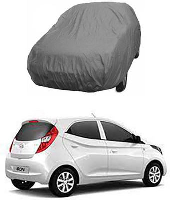 Wadhwa Creations Car Cover For Hyundai Eon (Without Mirror Pockets)(Grey)
