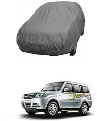 unik auto Car Cover For Tata Sumo Grande MK II (Without Mirror Pockets)(Grey)