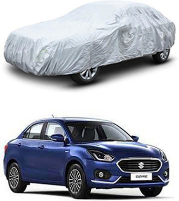 THE REAL ARV Car Cover For Maruti Suzuki Swift Dzire (With Mirror Pockets)(Silver)