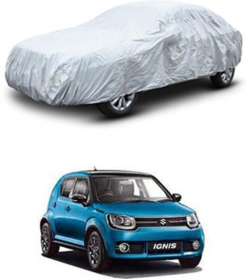 unik auto Car Cover For Maruti Suzuki Ignis (Without Mirror Pockets)(Silver)