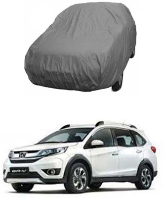 Vedika Collection Car Cover For Honda BRV (Without Mirror Pockets)(Grey)