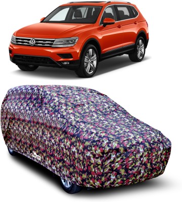 VITSOA Car Cover For Volkswagen Tiguan (With Mirror Pockets)(Multicolor)