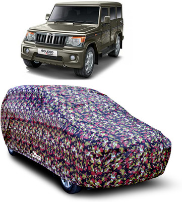 XAFO Car Cover For Mahindra Bolero (With Mirror Pockets)(Multicolor)