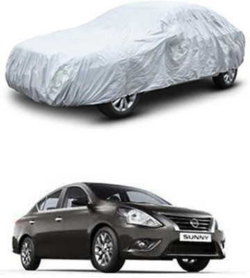 unik auto Car Cover For Nissan Sunny (Without Mirror Pockets)(Silver)