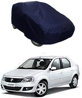 unik auto Car Cover For Mahindra Logan (Without Mirror Pockets)(Blue)