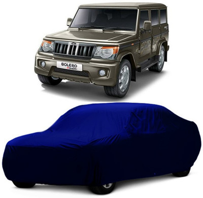 Chiefride Car Cover For Mahindra Bolero Facelift (Without Mirror Pockets)(Blue)