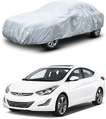 THE REAL ARV Car Cover For Hyundai Elantra (With Mirror Pockets)(Silver)