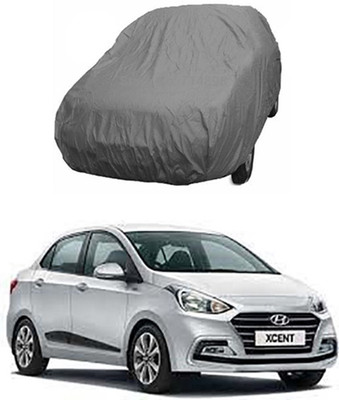 unik auto Car Cover For Hyundai Xcent (Without Mirror Pockets)(Grey)