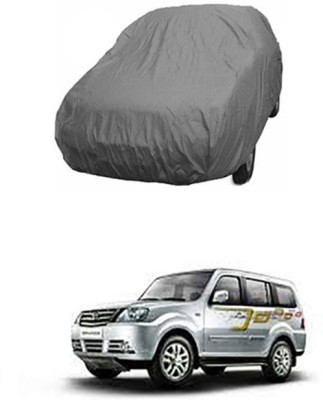 THE REAL ARV Car Cover For Tata Sumo Grande MK II (With Mirror Pockets)(Grey)