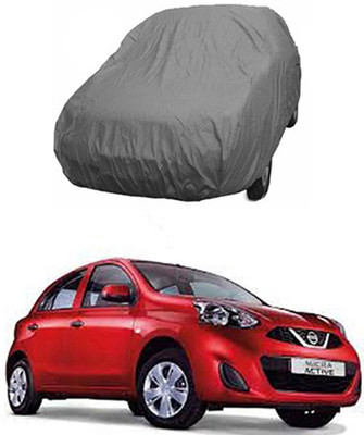 THE REAL ARV Car Cover For Nissan Micra Active (With Mirror Pockets)(Grey)