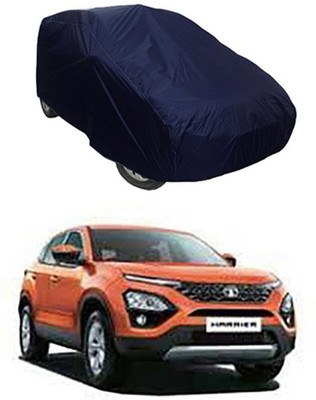 unik auto Car Cover For Tata Harrier (Without Mirror Pockets)(Blue)