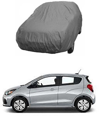 WildKraftZ Car Cover For Chevrolet Spark (Without Mirror Pockets)(Grey)