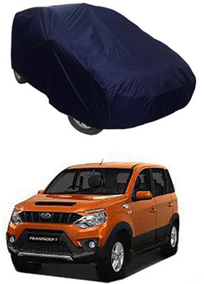 Vedika Collection Car Cover For Mahindra Universal For Car (Without Mirror Pockets)(Blue)