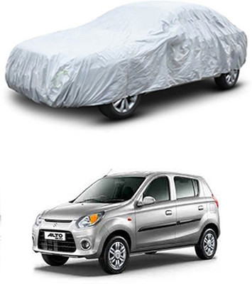 unik auto Car Cover For Maruti Suzuki Alto 800 (Without Mirror Pockets)(Silver)