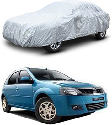 WildKraftZ Car Cover For Mahindra Verito Vibe (Without Mirror Pockets)(Silver)