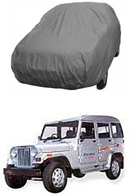 Utkarsh Car Cover For Mahindra Marshal (Without Mirror Pockets)(Grey)