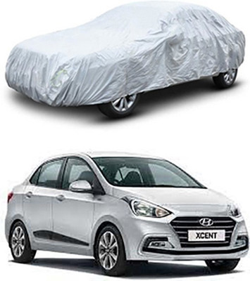 unik auto Car Cover For Hyundai Xcent (Without Mirror Pockets)(Silver)
